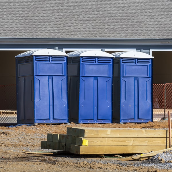 is there a specific order in which to place multiple porta potties in Borrego Springs California